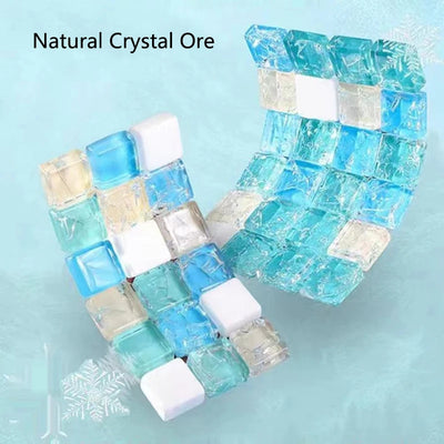 Small Pets Hamster Summer Cooling Pad Natural crystal ore Cool Mat Resin Cooler Beds for Chinchilla Guinea Pig Hamster Accessory