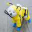 Small Dog All-Body Waterproof Raincoat Funny Animal Shaped Pet Puppy Raincoat Dog Rain Coat Hooded Clothing Outdoor Reflective