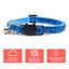 Celebrating Christmas, suitable for cats with bells, cat face safety buckle, nylon collar, pet cat collar, one piece