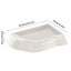 Turtle Water Dish Anti-Slip Turtle Bathing Pot Multifunctional Tortoise Water Bowl Turtle Pool Tortoise Bathing Pool Pet Toys