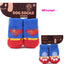 4pcs/Set Dog Shoes For Small Dogs Anti Slip Cat Socks For Cat Cute Dog Socks Pet Chihuahua Dog Clothes Christmas Dog Accessories
