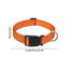 Reflective Dog Collar Adjustable Cat Collar Safety Nylon Pet Collar Durable Comfortable Reflective Pet Collar Pet Supplies