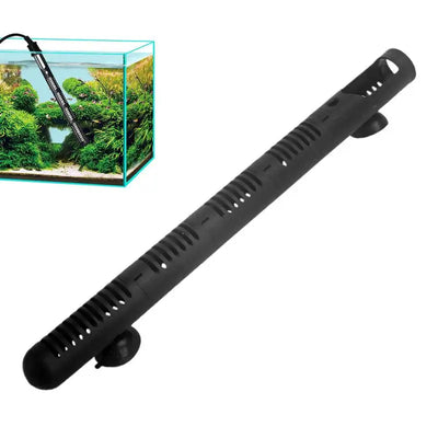 Aquarium Heater Cover Guard Aquarium Fish Tank Heating Rod Sleeve Heat-Resistant With Suction Cups Heater Protectors For Water