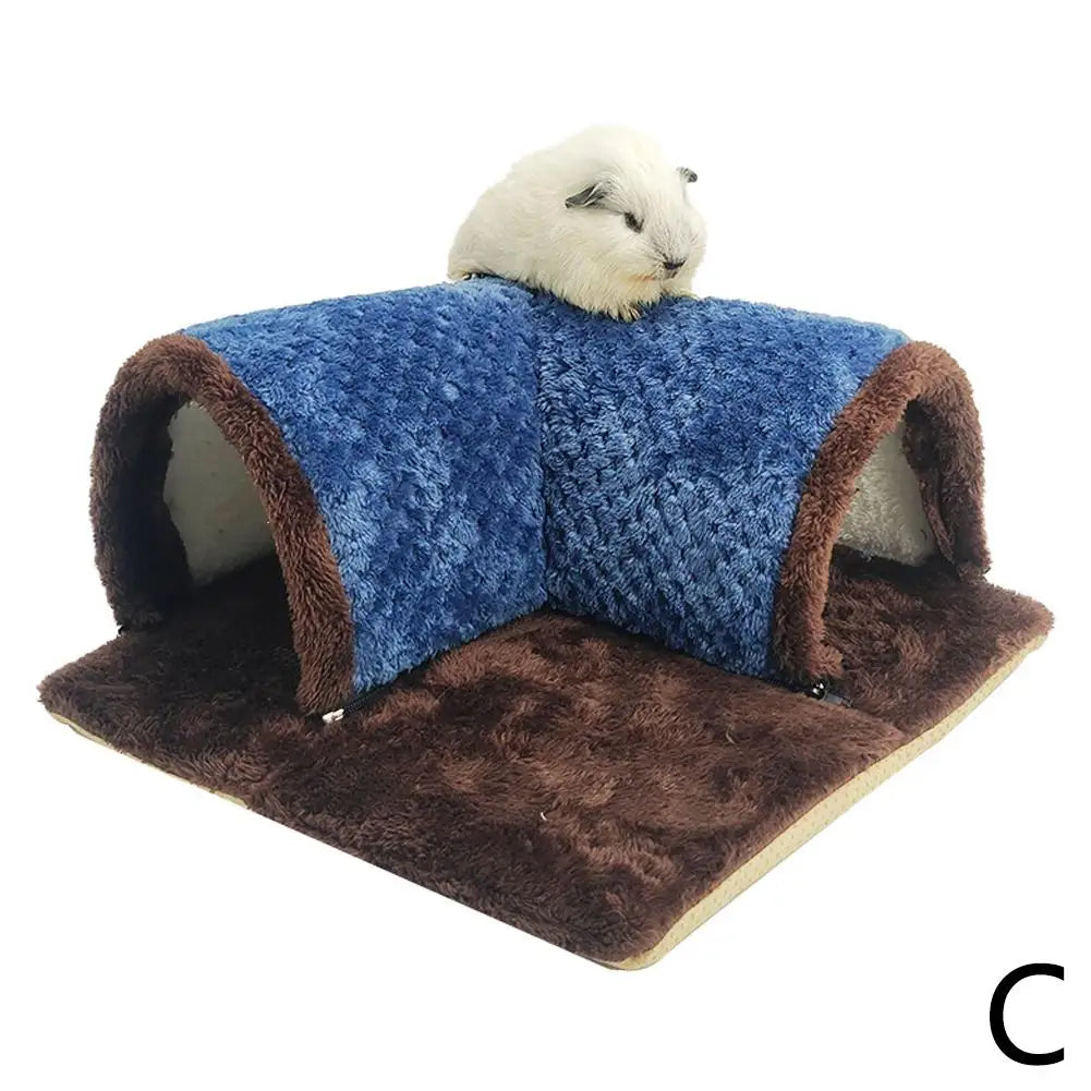 Squirrel Hamster Rabbit Chinchilla Play Blanket 90 Degree Right Angle Channel Thickened Sponge Hair Small Animal New Home