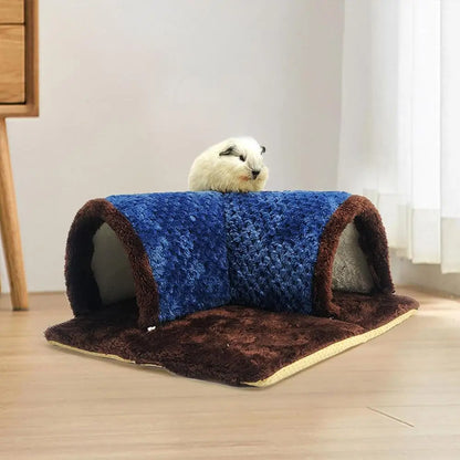 Squirrel Hamster Rabbit Chinchilla Play Blanket 90 Degree Right Angle Channel Thickened Sponge Hair Small Animal New Home