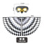 Kids Cosplay Costume Stage Performance Owl Peacock Wings Bird Felt Cape with Mask for Girls Boys Halloween Party Cloak