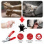 Dog Cat Nail Clipper Stainless Steel Pet Toes Cutter Scissor Grooming Tool for Small Medium Dogs Cats Guillotine Nail Clipper