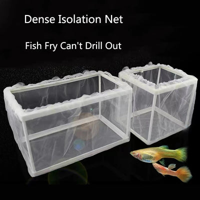 Dense Aquarium Fish Breeding Isolation Box Fish Tank Aquarium Breeder Hatching Incubator Fish Tanks Isolator Accessories Plastic