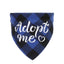 Adopt Me Dog Accessories Dog Bandanas Plaid Adjustable Scarves for Dogs and Cats
