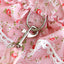 Pink Flower Puppy Harness Mesh Breathable Small Girl Dog Cat Vest Harness Cute Doggy Lace Dress Harness with Leash for Walking