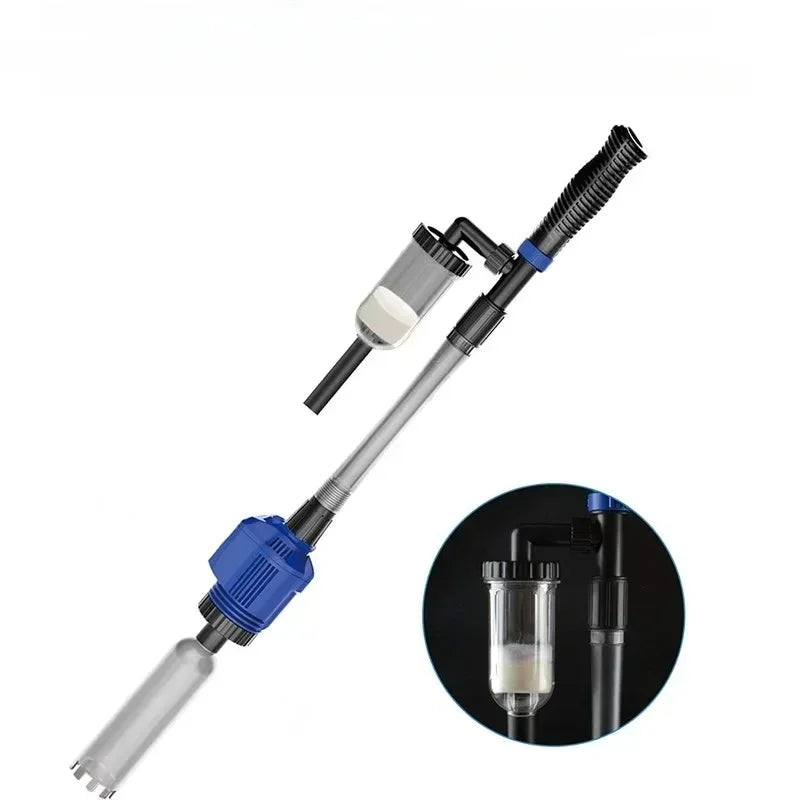 Electric Fish Tank Gravel Cleaner Automatic Aquarium Cleaner Water Change Pump Aquarium Siphon Vacuum Cleaner Water Filter Pump