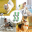 4PCS Dog Boots Dog Boots Paw Protector 5 Sizes Dog Boots With Rugged Rubber Sole Breathable Dog Boots Anti-slip For Summer