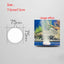 1Pcs 75/10mm Fish Tank Aquarium Air Stone Oxygen Aerator Increasing Air Bubble Pond Pump Hydroponic Oxygen Accessories Great