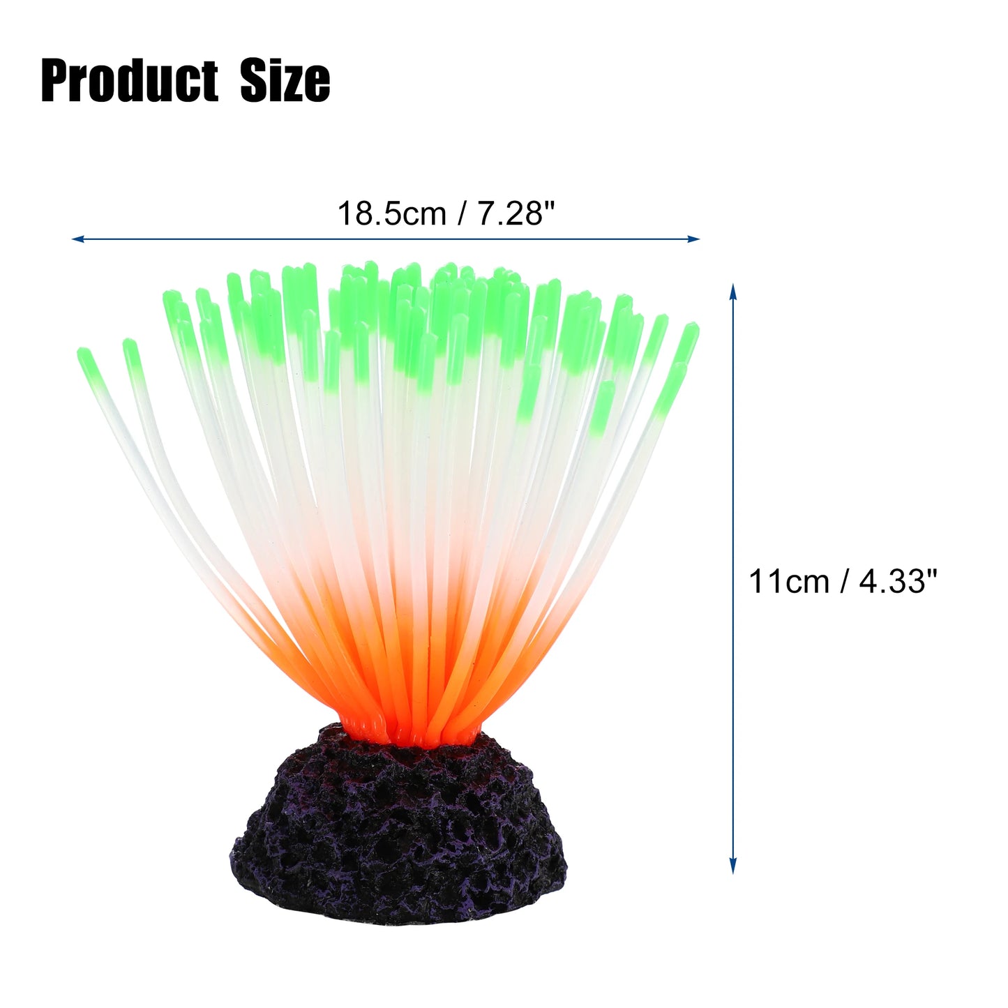 UXCELL Silicone Luminous Plants Glowing Simulation Coral Aquarium Artificial Fluorescence Deco Ornament Fish Tank Accessories