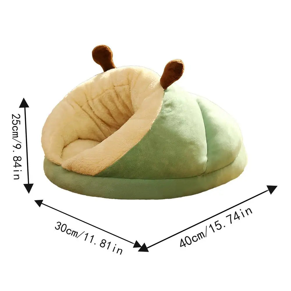 Cat Sleeping Bag Thickened Pet Sleeping Bag Winter Kitten House Multipurpos Warm Cave Nest Soft Indoor Cat Puppy House Cages