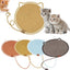 Braided Rope Cat Scratching Pad + Sleeping Pad 2in1 Natural Cotton Rope Material Handmade Comfortable Cat Toy Sturdy and