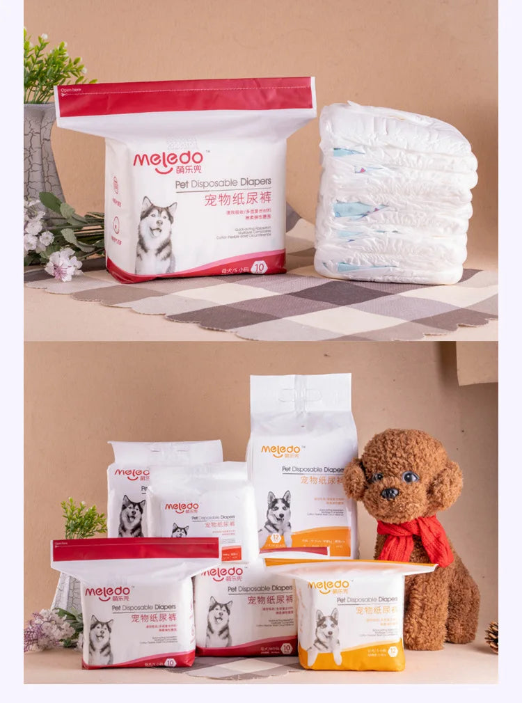 Pet Diapers, Puppies' Menstrual Diapers, Male Dogs, Female Dogs, Physiological Pants