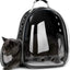 Cat Pet Carrier Backpack Transparent Capsule Bubble Pet Backpack Small Animal Puppy Kitty Bird Breathable Pet Carrier for Travel
