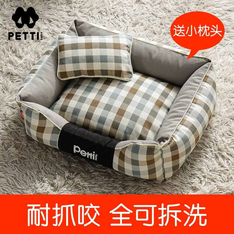 Master's house, kennel cat litter can be dismantled and washed in all seasons, small dog teddy dog pad Internet celebrity dog be