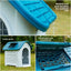 Outdoor kennel with toilet, sun protection in summer, universal in all seasons, outdoor rain-proof dog house, warm in winter, s