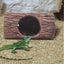 Reptile Tree Hide Resin Lizard Sleeping Cave Hollow Simulation Log Hide Waterproof Habitat Shelter Decor Realistic Tank Decor