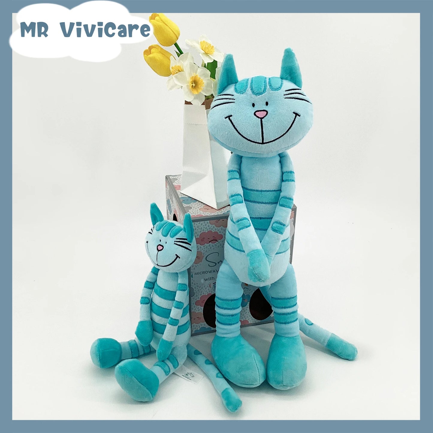 MR ViviCare Cat Plush Toy Small Soft Simulation Kids Stuffed Animal Toys For Children Cute Photo Props Girls Birthday