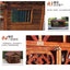 Manufacturer spot outdoor dog house wooden dog villa bite-resistant kennel rain-proof kennel can be customized dog house pet ca
