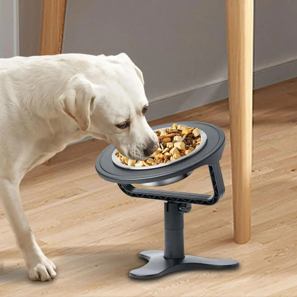 Elevated Dog Bowl Stand Dog Food Bowl Stand Feeder Adjustable Dog Food Water Bowls For Medium Small Puppies Pets Cats