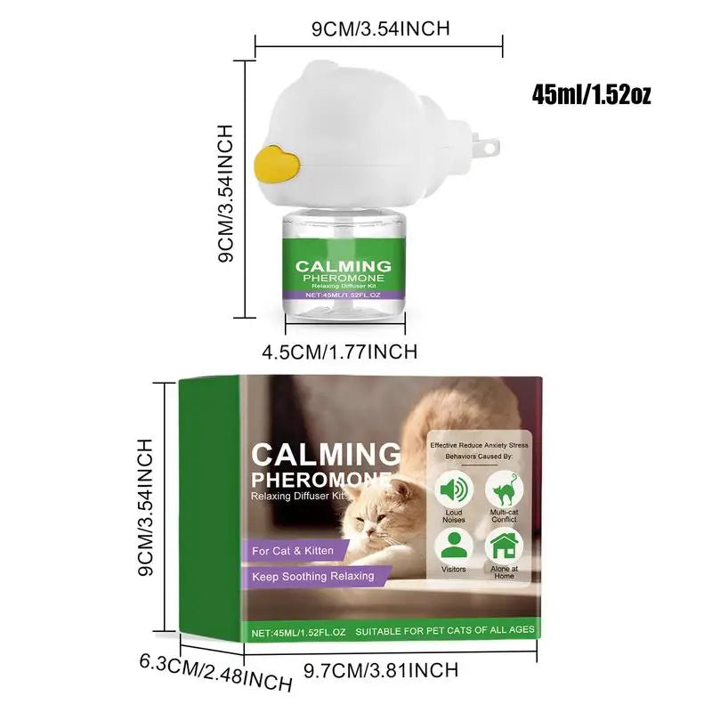 Cat Diffuser Kitten Relaxing Soothing Calming Kit Relief Intelligent Calming Pheromone Diffuser Calm Relaxing Pheromone