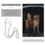Dog Seatbelt Dog Car Seat Belt Stainless Steel Chew Proof Dog Car Seat Belt Car Harness Safe Chain Car Leash for Pet Puppy Dogs