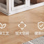 Household Small and Medium Dogs Teddy Pet Dog Fence Visual Cat Cage Dog Fence Indoor Panoramic Transparent Dog Cage