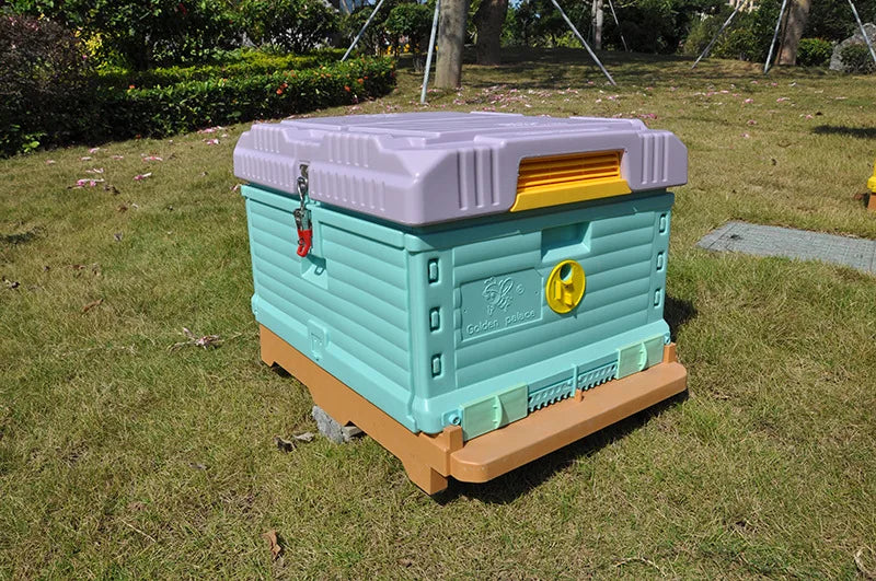 Hot Sale Thermo Insulated Beehive HDPE One-Layer Langstroth Plastic Bee Hive for Beekeeper