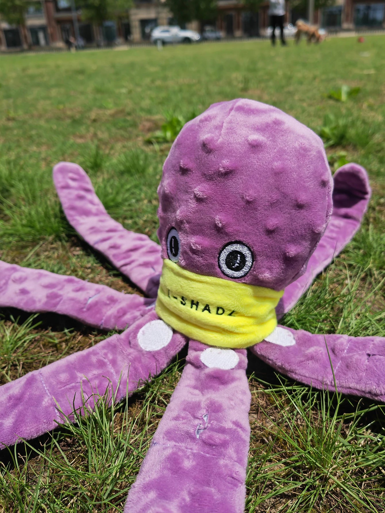 Dog Enrichment Toys，Octopus Dog Toys，Dog Snuffle Toy，Helps pets eat slowly, Dog Puzzle Game Interactive Toy，Slow Feeder Game