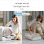 Large Fully Closed Semi-Automatic Cat Litter Box Easy Clean with Durable Plastic Hand-Pulled Shovel Accessory Cat Toilet