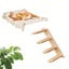 Cat Hammock Cat Climbing Ladder Cat Wall Climbing Set Pet Trees Cat Furniture Pat Mat Durable and Removable Hammock Cat Tree Toy
