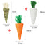 Natural Paper Rope Rabbit Puzzle Toy Grass Weaving Radish Carrot Shape Pet Accessories Guinea Pig Chinchillas Small Animals Toys