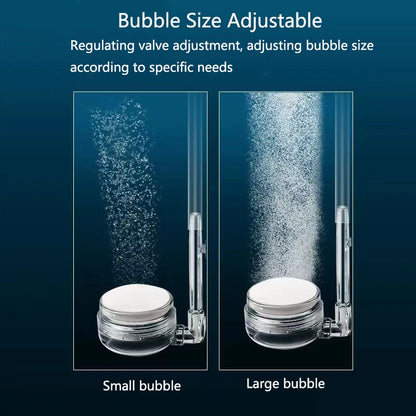 1Pcs Air Pump Sand Stone Aquarium Oxygen Pump Fresh Air Stone Nano Bubble Bar Aquarium Fish Tank Aerator Pump with Suction Cup