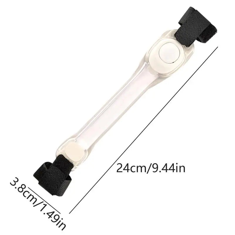 New LED Light-Up Wristband Led Slap Bracelets Flashing Light Bracelets In The Dark Reflective Armband For Walk The Dog