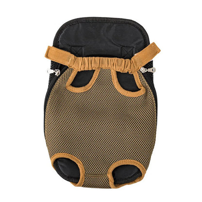 Small Dog Carrier Backpack Legs Out Pet Puppy Carrier Backpack Hands-Free Cat Travel Bag for Walking Hiking Bike and Motorcycle