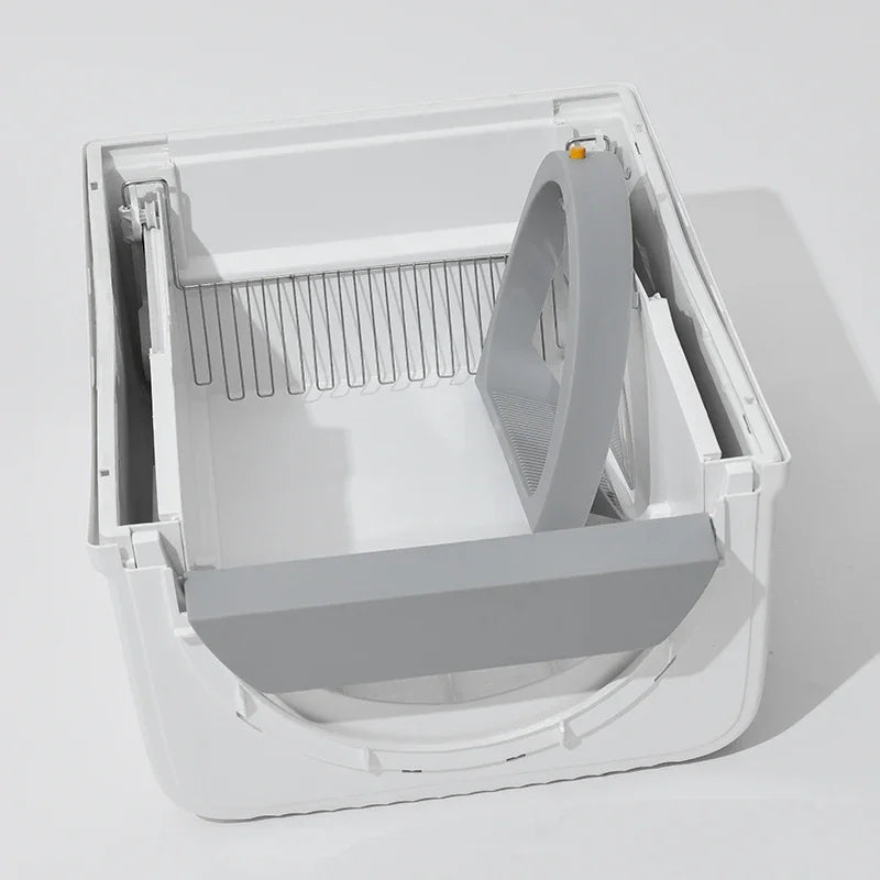 New Large Semi-automatic cat sand basi Cat Toilet  Cat Litter Box Pet Waste Collection Device