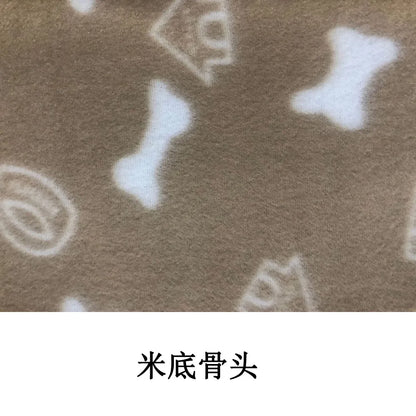 Pet Blanket Super Soft Dog Blanket with Cute Paw Print Warm Puppy Blanket Mat Bed Cover for Large Dogs Kitten Cat Small Animals