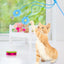 Cat Teaser Wand Kitten Stick Toy Cat Fishing Pole Toy Cat Teaser Toy With Bell And Chrysanthemum Pendant Promotes Cat Exercise