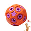 Pet Sound Toys Dog Toy Ball Rubber Hollowed Star Shape Squeaky Balls for Dogs Portable Bite Resistant Training Playing Supplies