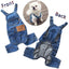 Dog Jeans Jumpsuit for Small Medium Large Dogs Adjustable Pet Denim Clothes Costumes Vintage Washed Dog Pants Overall for Dogs