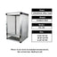 Reptile Detachable Habitat Tank Terrarium Transparent Aluminium Air Screen Cage Front Opening Door Full View Lizard Chameleon