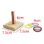 Bird Training Ring Toy Parrot Educational Toys Training Interactive Bird Supplies Bird Toys Random Color игрушки для попугаев