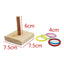 Bird Training Ring Toy Parrot Educational Toys Training Interactive Bird Supplies Bird Toys Random Color игрушки для попугаев
