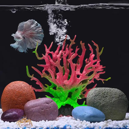 Aquarium Coral Simulation Fish Tank Plants Landscape Decoration Multiple Colour Aquarium Decor Aquariums Freshwater Accessories
