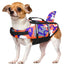 Dog Life Jacket Lightweight Adjustable High Visibility Dog Life Vest for Swimming High Flotation Reflective Life Jacket for Dogs