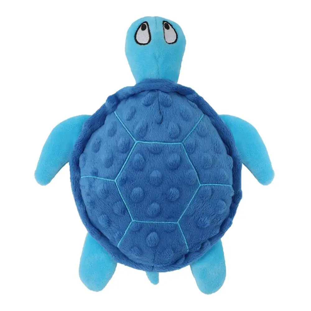 Plush Sea Turtle Dog Toy Sound Chew Pet Squeaky Toys Squeaky Dog Chewing Toy Plush Chewing Toys for  Dog Puppy Outdoor Playing